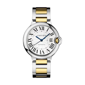 Cartier Ballon Bleu De Cartier Watch 36mm, Automatic Movement, Yellow Gold, Steel