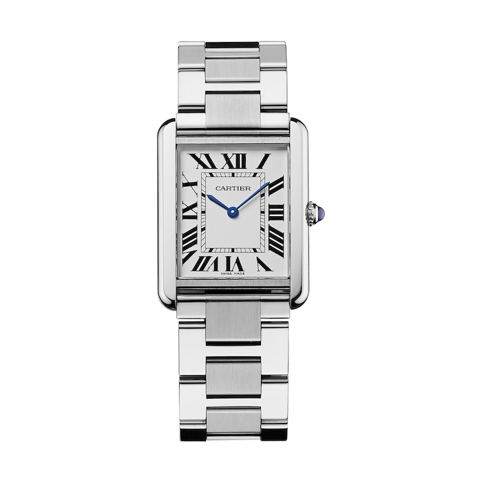 Cartier Tank Solo Watch Large Model, Quartz Movement, Steel