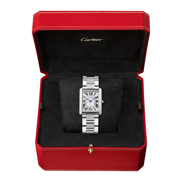 Cartier Tank Solo Watch Large Model, Quartz Movement, Steel