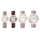 Cartier Ballon Bleu De Cartier Watch 33mm, Automatic Movement, Rose Gold, Leather