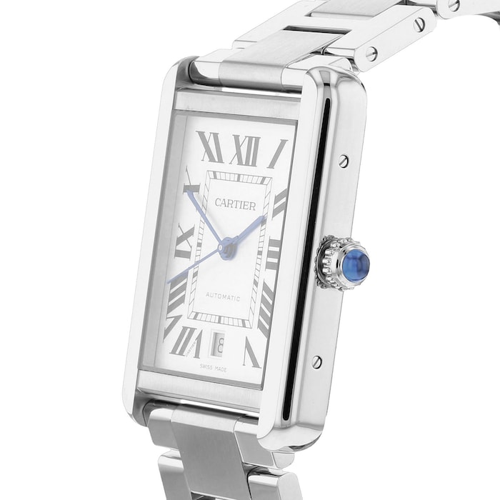 Cartier Tank Solo Watch Extra-Large Model, Automatic Movement, Steel