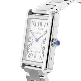 Cartier Tank Solo Watch Extra-Large Model, Automatic Movement, Steel Cartier Tank Solo Watch Extra-Large Model, Automatic Movement, Steel