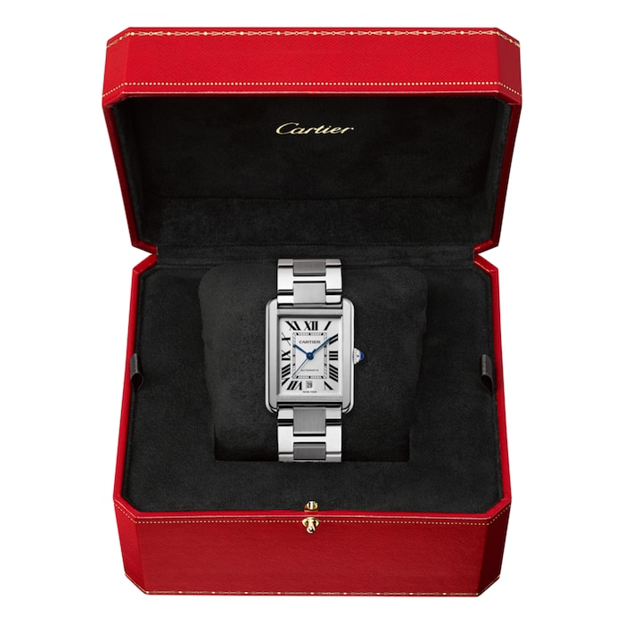 Cartier Tank Solo Watch Extra-Large Model, Automatic Movement, Steel