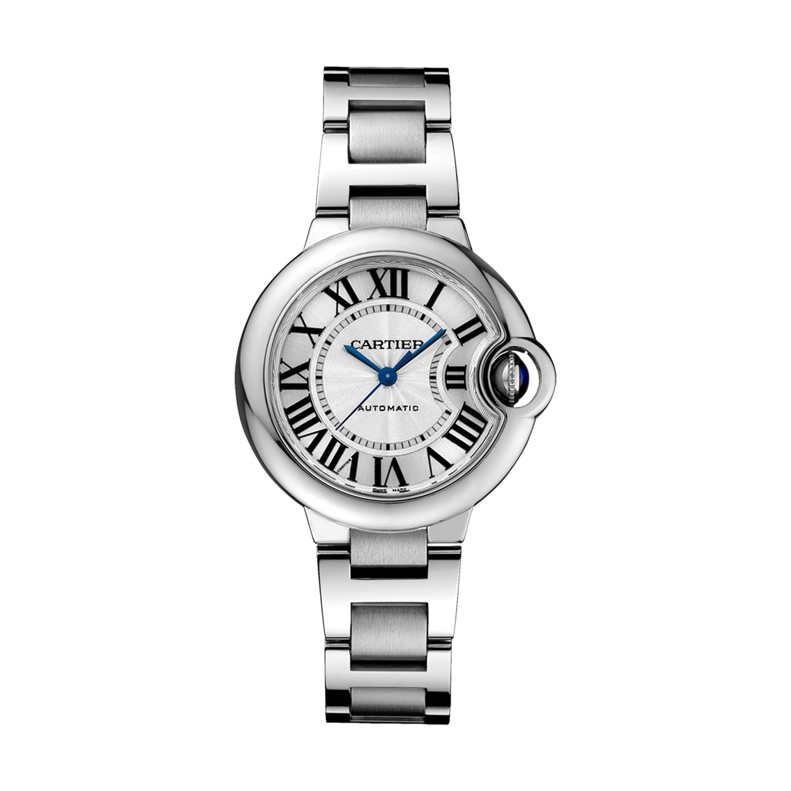 Cartier Ballon Bleu De Cartier Watch 33mm, Automatic Movement, Steel