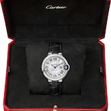 Cartier Ballon Bleu De Cartier Watch 33mm, Automatic Movement, Steel, Leather