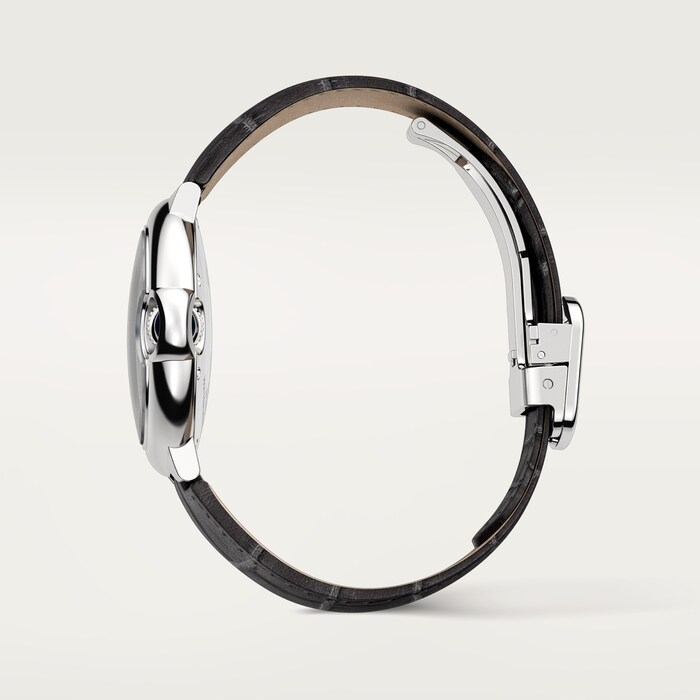 Cartier Ballon Bleu De Cartier Watch 33mm, Automatic Movement, Steel, Leather