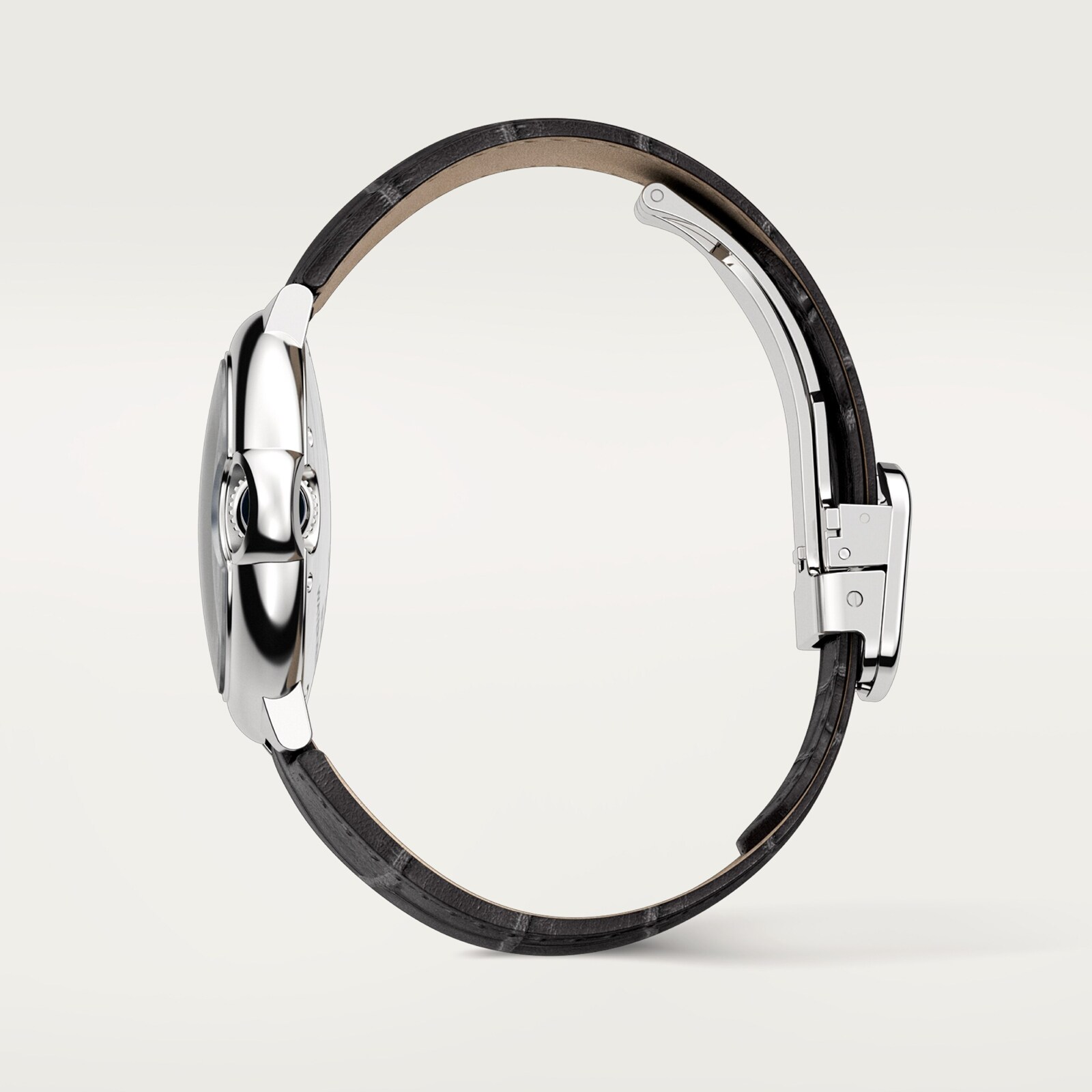 Cartier Ballon Bleu De Cartier Watch 33mm, Automatic Movement, Steel, Leather