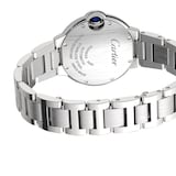 Cartier Ballon Bleu De Cartier Watch 33mm, Automatic Movement, Steel, Diamonds