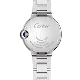 Cartier Ballon Bleu De Cartier Watch 33mm, Automatic Movement, Steel, Diamonds