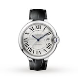 Cartier Ballon Bleu De Cartier Watch 42mm, Automatic Movement, Steel, Leather