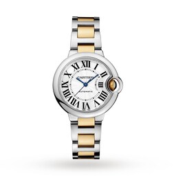 17310780 - Ballon Bleu De Cartier Watch 33mm, Automatic Movement, Yellow Gold, Steel