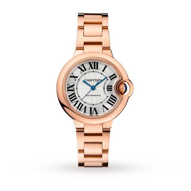 Cartier Ballon Bleu De Cartier Watch 33mm, Automatic Movement, Rose Gold