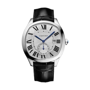 Cartier Drive De Cartier Watch Large Model, Automatic Movement, Steel, Leather