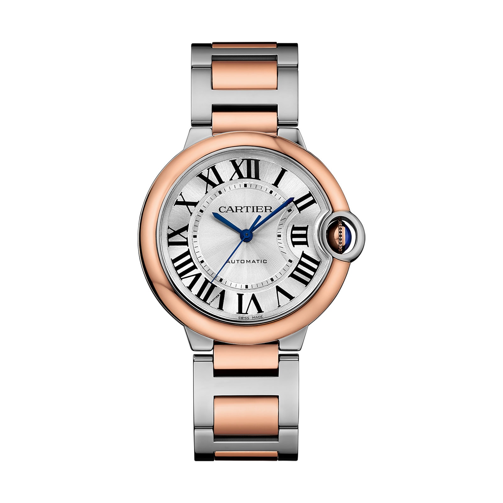 Cartier Ballon Bleu De Cartier Watch 36mm, Automatic Movement, Rose Gold, Steel