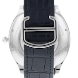 Cartier Drive De Cartier Moon Phases Watch Large Model, Automatic Movement, Steel, Leather