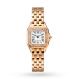 Cartier Panthère De Cartier Watch Small Model, Quartz Movement, Rose Gold, Diamonds