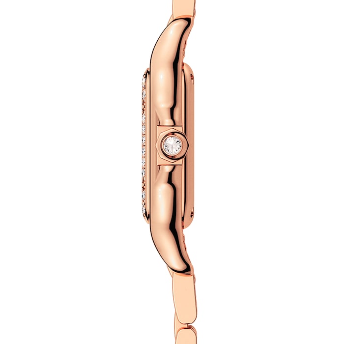 Cartier Panthère De Cartier Watch Small Model, Quartz Movement, Rose Gold, Diamonds