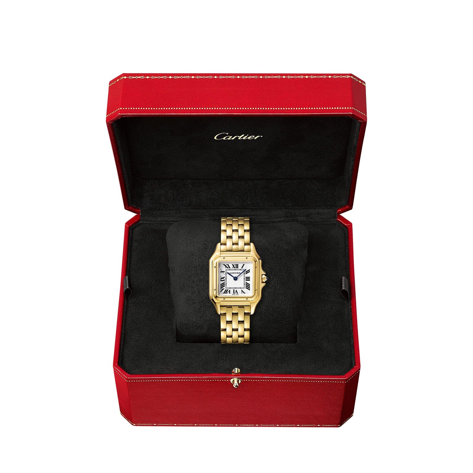 Cartier Panthère De Cartier Watch Medium Model, Quartz Movement, Yellow Gold