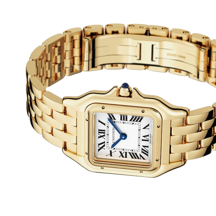 Cartier Panthère De Cartier Watch Medium Model, Quartz Movement, Yellow Gold