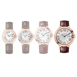 Cartier Ballon Bleu De Cartier Watch 42mm, Automatic Movement, Rose Gold, Leather