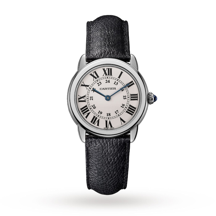 Cartier Ronde Solo De Cartier Watch 29mm, Quartz Movement, Steel, Leather