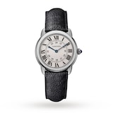 Cartier Ronde Solo De Cartier Watch 29mm, Quartz Movement, Steel, Leather