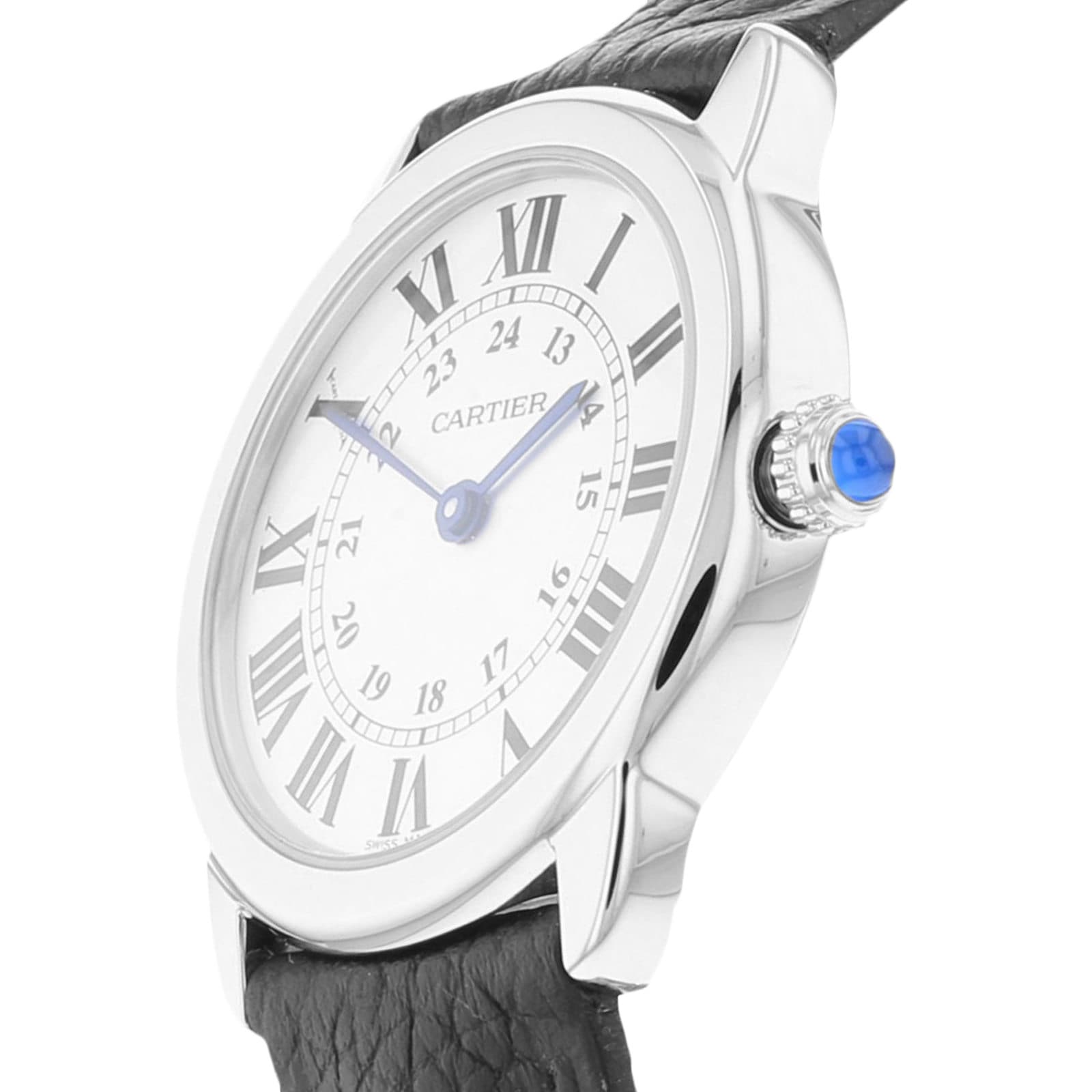 Cartier Ronde Solo De Cartier Watch 29mm, Quartz Movement, Steel, Leather