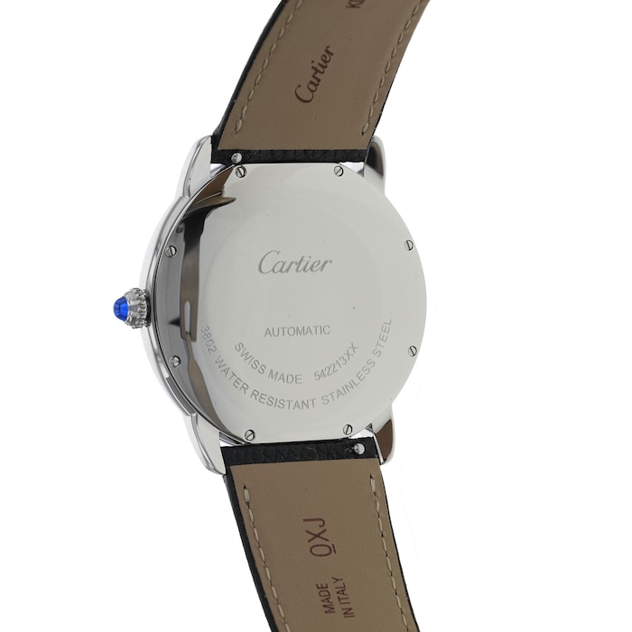 Cartier Ronde Solo De Cartier Watch 42mm, Automatic Movement, Steel, Leather