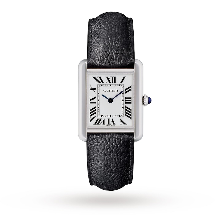 Cartier Tank Solo Watch Small Model, Quartz Movement, Steel, Leather ...