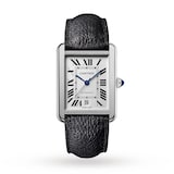 Cartier Tank Solo Watch Extra-Large Model, Automatic Movement, Steel, Leather