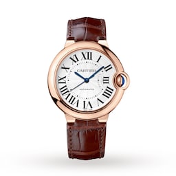17310944 - Ballon Bleu De Cartier Watch 36mm, Automatic Movement, Pink Gold, Leather