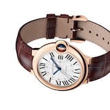 Cartier Ballon Bleu De Cartier Watch 36mm, Automatic Movement, Pink Gold, Leather