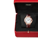 Cartier Ballon Bleu De Cartier Watch 36mm, Automatic Movement, Pink Gold, Leather