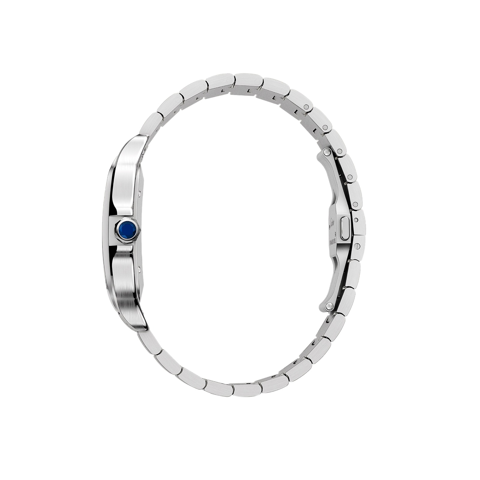 Cartier Santos De Cartier Watch Large Model, Automatic Movement, Steel, Interchangeable Metal And Leather Bracelets Cartier Santos De Cartier Watch Large Model, Automatic Movement, Steel, Interchangeable Metal And Leather Bracelets