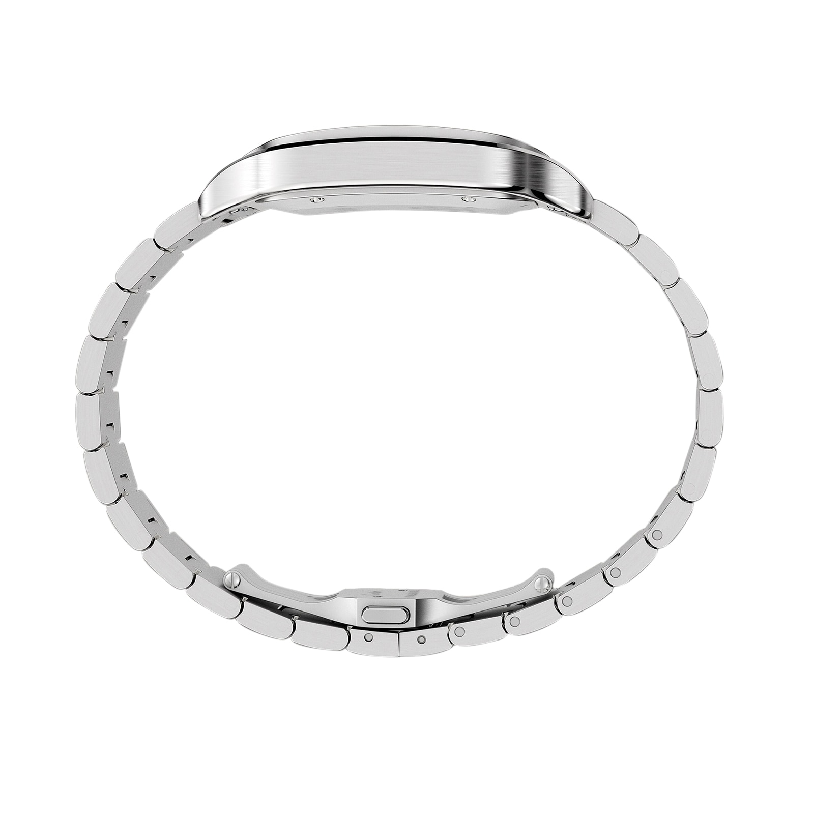 Cartier Santos De Cartier Watch Large Model, Automatic Movement, Steel, Interchangeable Metal And Leather Bracelets