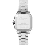 Cartier Santos De Cartier Watch Medium Model, Automatic Movement, Yellow Gold, Steel, Interchangeable Metal And Leather Bracelets