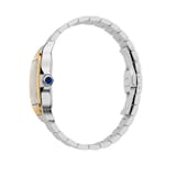 Cartier Santos De Cartier Watch Large Model, Automatic Movement, Yellow Gold, Steel, Interchangeable Metal And Leather Bracelets