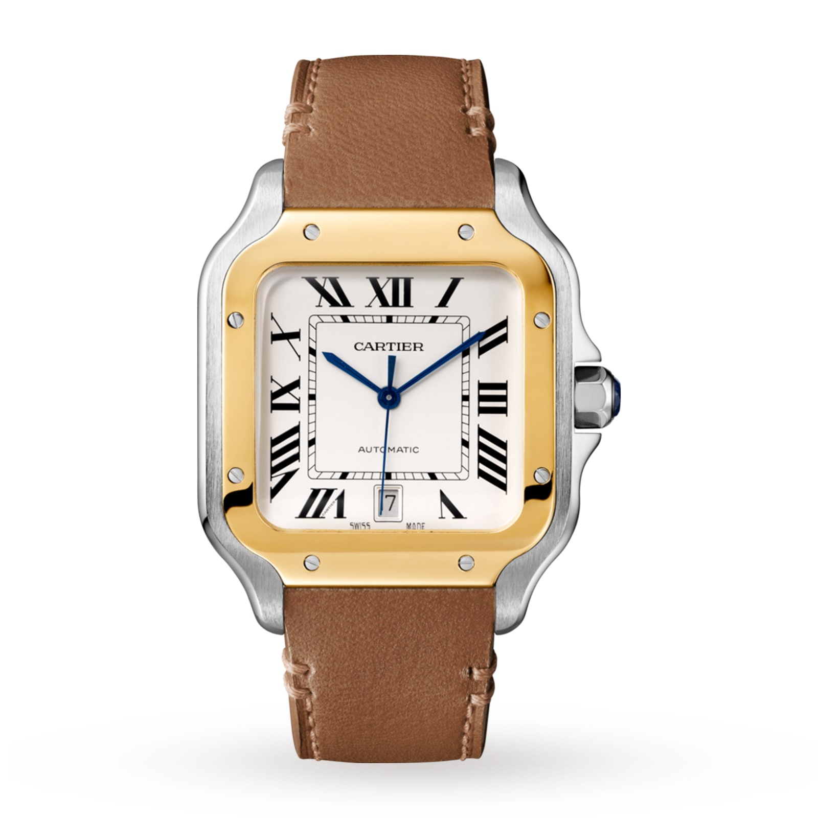 Cartier sales leather watch