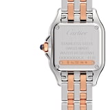 Cartier Panthère De Cartier Watch Small Model, Quartz Movement, Rose Gold, Steel, Diamonds