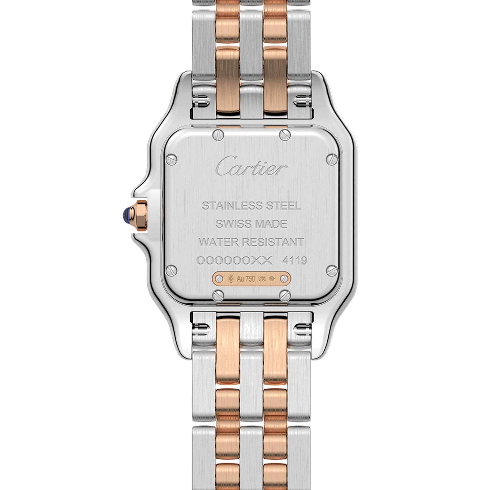 Cartier Panthère De Cartier Watch Medium Model, Quartz Movement, Rose Gold, Steel, Diamonds Cartier Panthère De Cartier Watch Medium Model, Quartz Movement, Rose Gold, Steel, Diamonds