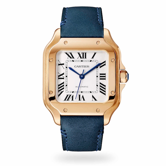 cartier gold santos watch