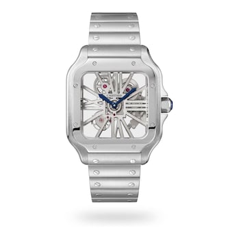 Cartier Santos De Cartier Watch Large Model, Hand-Wound Mechanical Movement, Steel Cartier Santos De Cartier Watch Large Model, Hand-Wound Mechanical Movement, Steel