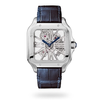 Cartier Santos De Cartier Watch Large Model, Hand-Wound Mechanical Movement, Steel Cartier Santos De Cartier Watch Large Model, Hand-Wound Mechanical Movement, Steel