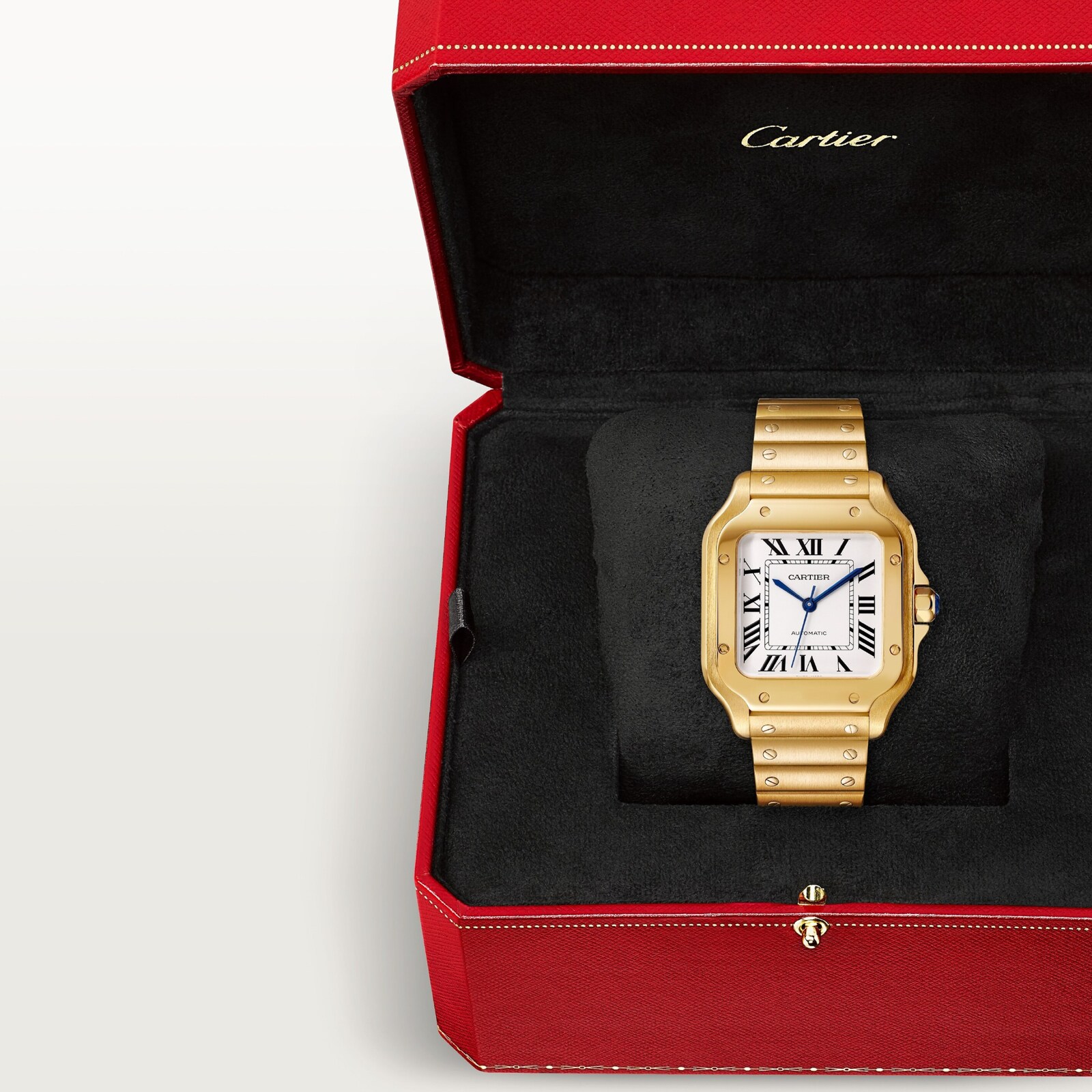 Cartier ゴールド 腕時計(クォーツ) マエストロンド Cartier Santos De Cartier Watch Medium Model, Automatic Movement