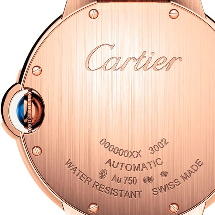 Cartier Ballon Bleu De Cartier Watch 36mm, Mechanical Movement With Automatic Winding, Rose Gold, Diamonds