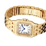Cartier Panthère De Cartier Watch Medium Model, Quartz Movement, Yellow Gold, Diamonds