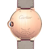 Cartier Ballon Bleu De Watch, 36mm, Rose Gold, Diamonds, Leather