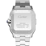 Cartier Santos De Cartier Chronograph Watch Extra-Large Model, Automatic Movement, Yellow Gold, Steel, Interchangeable Metal And Rubber Bracelets