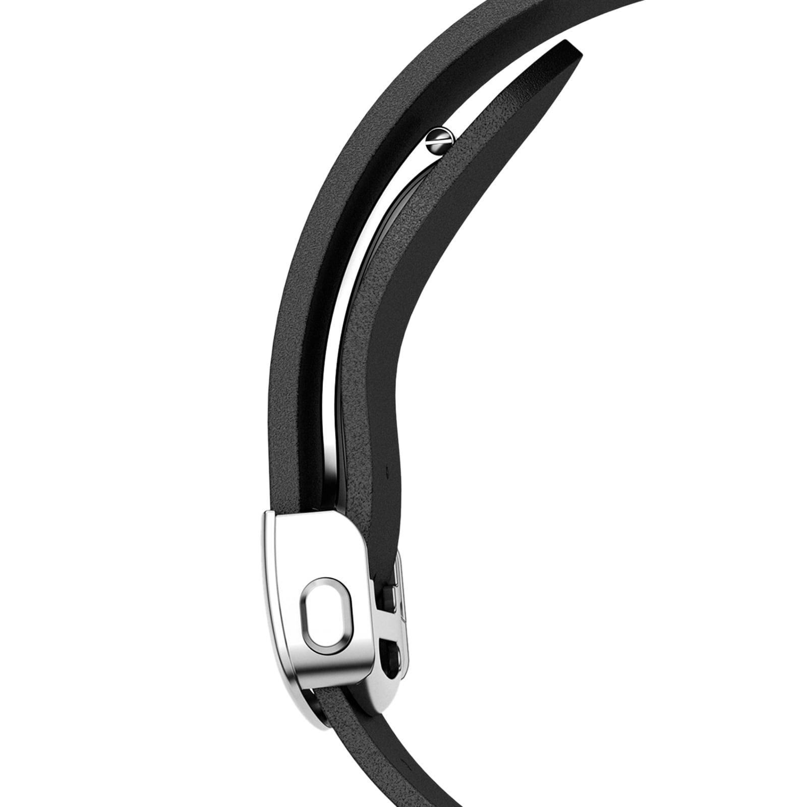 Cartier Santos De Cartier Chronograph Watch Extra-Large Model, Automatic Movement, Steel, ADLC, Interchangeable Rubber And Leather Bracelets