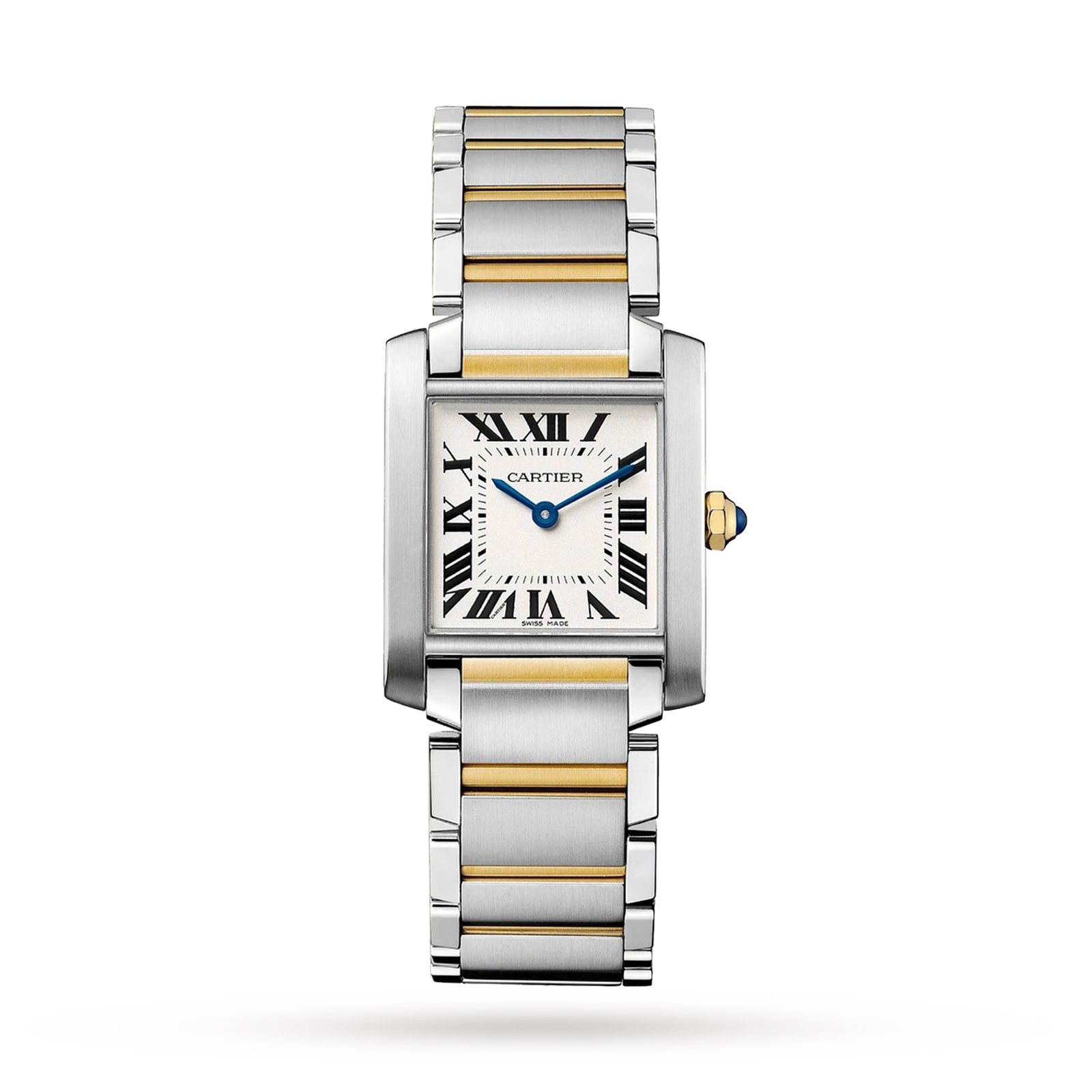 Cartier Tank Fran aise Watch Medium Model Quartz Movement Steel